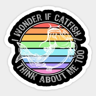 Catfish Fisherman Catfishing Sticker